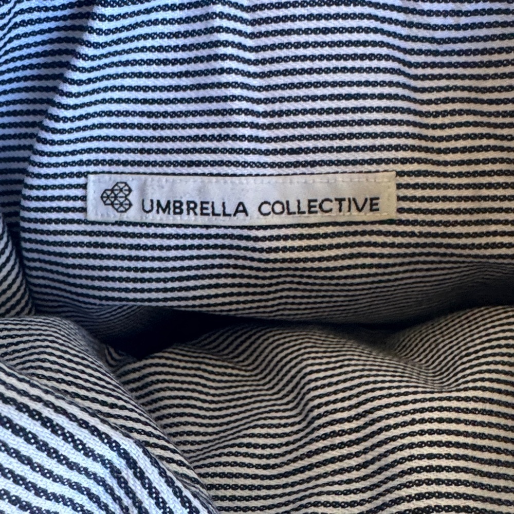 NEW. Umbrella Collective Brown Leather Drawstring Women's Bag - Picture 3 of 6